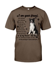 Border Collie 2-CS3644-I Am Your Friend Classic T-Shirt tile