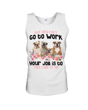 English Bulldog-CS882-Take Care Of Me Unisex Tank tile