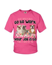 English Bulldog-CS882-Take Care Of Me Youth T-Shirt tile