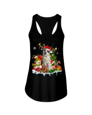 Great Pyrenees-CS3986-Christmas Dog-V14 Ladies Flowy Tank tile