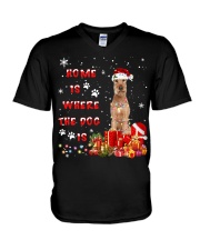 Irish Terrier-CS3646-The Dog-V2 V-Neck T-Shirt tile