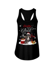 Pitbull-CS3656-Christmas Ladies Flowy Tank tile