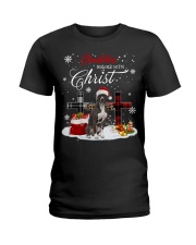 Pitbull-CS3656-Christmas Ladies T-Shirt tile
