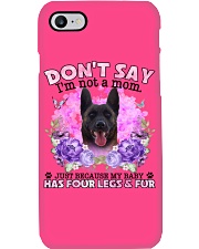 Dutch Shepherd-CS4086-Don't Say-V2 Phone Case tile