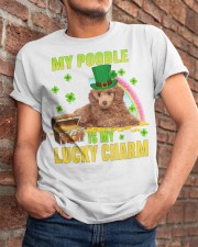 Poodle 2-CS4143-Lucky Charm-V2 Classic T-Shirt apparel-classic-tshirt-lifestyle-26