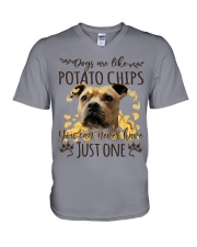 American Staffordshire Terrier-NT498-Dogs Are Like V-Neck T-Shirt tile