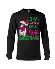 Japanese Chin-CS3724-Pink Christmas Long Sleeve Tee tile