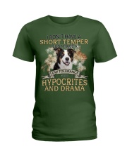 Border Collie-CS3066-Short Temper Ladies T-Shirt tile