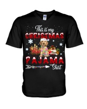 English Cocker Spaniel-CS3657-My Christmas V-Neck T-Shirt tile