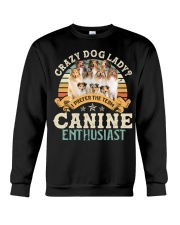 Rough Collie-CS2593-Crazy Dog Lady Crewneck Sweatshirt tile