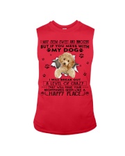 Poodle1-CS3017-Happy Place Sleeveless Tee tile