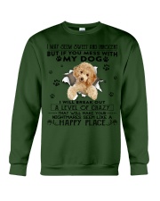 Poodle1-CS3017-Happy Place Crewneck Sweatshirt tile