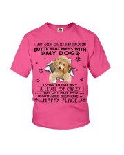 Poodle1-CS3017-Happy Place Youth T-Shirt tile