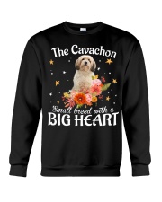 The Cavachon-DN2079-A Big Heart Crewneck Sweatshirt tile