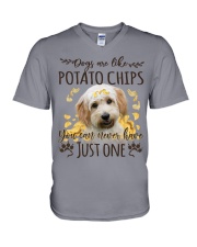 Cavachon-NT498-Dogs Are Like V-Neck T-Shirt tile