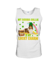 Rough Collie-CS4143-Lucky Charm-V2 Unisex Tank tile