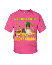 Rough Collie-CS4143-Lucky Charm-V2 Youth T-Shirt tile