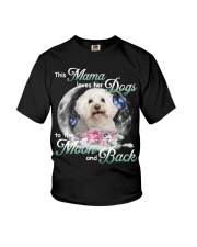Bichon Frise-NT500-Loves Her Dog Youth T-Shirt tile