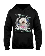 Bichon Frise-NT500-Loves Her Dog Hooded Sweatshirt tile