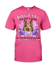 Shetland Sheepdog-CS4086-Don't Say-V2 Classic T-Shirt tile