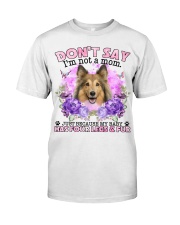 Shetland Sheepdog-CS4086-Don't Say-V2 Classic T-Shirt front