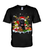 Scottish Terrier-CS3986-Christmas Dog-V14 V-Neck T-Shirt tile