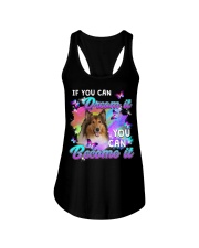 Rough Collie-CS3273-If You Can Ladies Flowy Tank tile