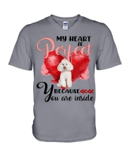 Poodle-CS4148-Perfect-V2 V-Neck T-Shirt tile