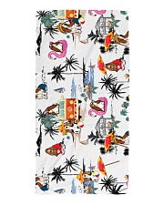 Basset Hound Summer Beach Beach Towel front