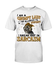 Morkie-02-CS2949-Grumpy Lady Classic T-Shirt front