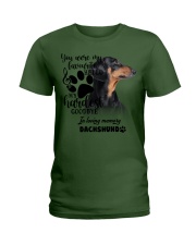 Dachshund-CS1389-My Hardest Ladies T-Shirt tile