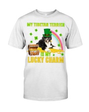 Tibetan Terrier 2-CS4143-Lucky Charm-V2 Classic T-Shirt front