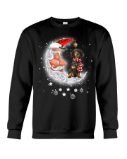 Dachshund 3-CS3727-Moon And Dog Crewneck Sweatshirt tile