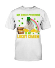 Great Pyreness-CS4143-Lucky Charm-V2 Classic T-Shirt front