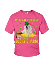 Great Pyreness-CS4143-Lucky Charm-V2 Youth T-Shirt tile