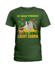 Great Pyreness-CS4143-Lucky Charm-V2 Ladies T-Shirt tile