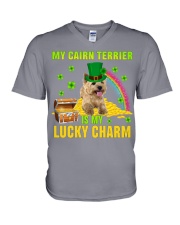 Cairn Terrier-CS4143-Lucky Charm-V2 V-Neck T-Shirt tile