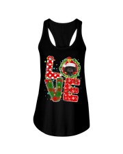 Poodle-CS4089-Love Christmas-V3 Ladies Flowy Tank tile