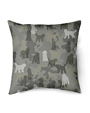 Labradoodle-camouflage Indoor Pillow - 16” x 16” thumbnail