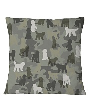 Labradoodle-camouflage Square Pillowcase thumbnail