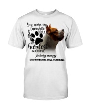 Staffordshire Bull Terrier-CS1389-My Hardest Classic T-Shirt front