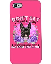 French Bulldog-02-CS4086-Don't Say-V2 Phone Case tile
