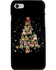Yorkiepoo Xmas Tree SWS Phone Case tile