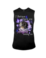 Border Collie-NT478-I Believe-V2 Sleeveless Tee tile