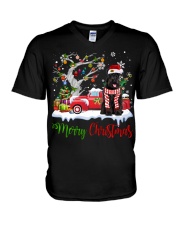 Schnauzer-CS3958-Christmas-V6 V-Neck T-Shirt tile