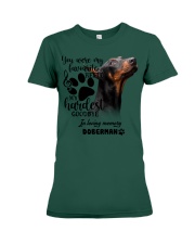 Doberman-CS1389-My Hardest Premium Fit Ladies Tee tile