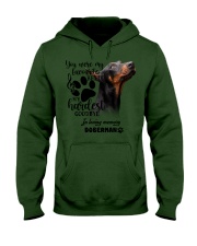 Doberman-CS1389-My Hardest Hooded Sweatshirt tile