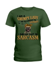 French Bulldog-03-CS2949-Grumpy Lady Ladies T-Shirt tile