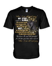 Scottish Terrier-CS3882-Old And Gray V-Neck T-Shirt tile
