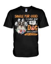 German Spitz-CS3184-Single For Good V-Neck T-Shirt tile